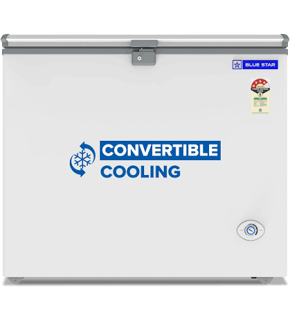 Blue Star CF4-230NEYW 215 Litre Single Door Deep Freezer
